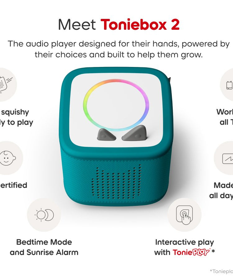 Tonies - Toniebox 2 Tropisch Turkoois Startsetdoos