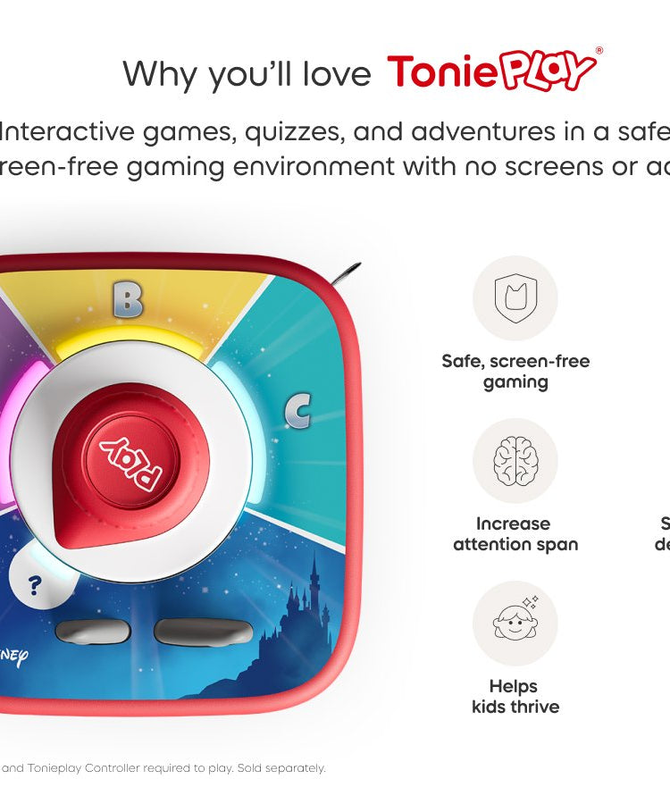 Tonies - Tonieplay Disney Kennisquiz Koninkrijk Engels Toniebox 2 Spelletjes