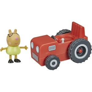 Peppa Pig - Tekli Figür ve Araç Minik Traktör Oyuncak Seti