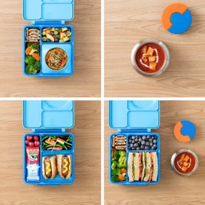 OmieBox Isı Yalıtımlı Mavi Bento Yemek Kutusu