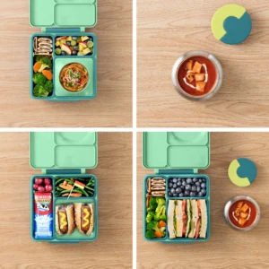 OmieBox Isı Yalıtımlı Yeşil Bento Yemek Kutusu